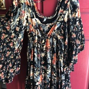 Free People Bell sleeve dress
